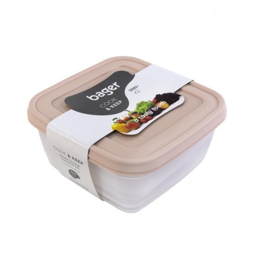 CONJ. 2 CAIXAS PLASTICAS QUADRADA...