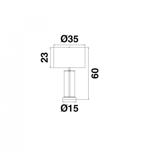 CANDEEIRO MESA OLGA 1*E27 110100121