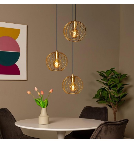 CANDEEIRO SUSPENSO DANZA 3*E27 MATT...