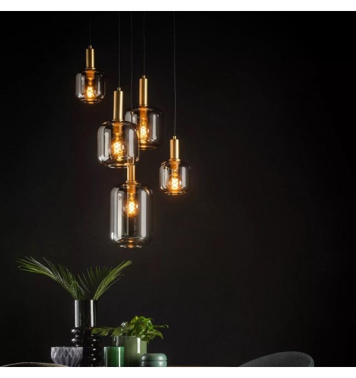 CANDEEIRO SUSPENSO JOANET 5*E27...