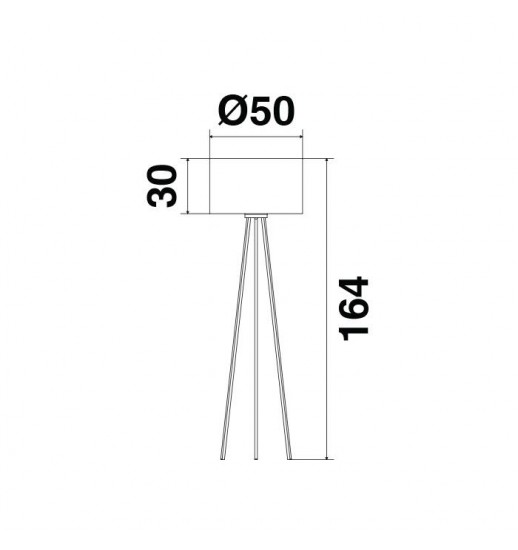 CANDEEIRO PE ALTO TRIPE QUADRADO...