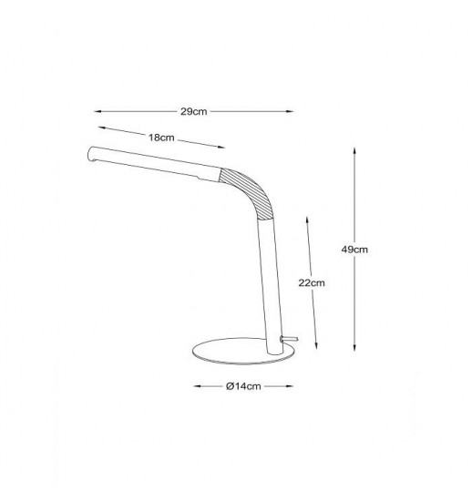 CANDEEIRO MESA  GILLY  14*29*49 1*3W...