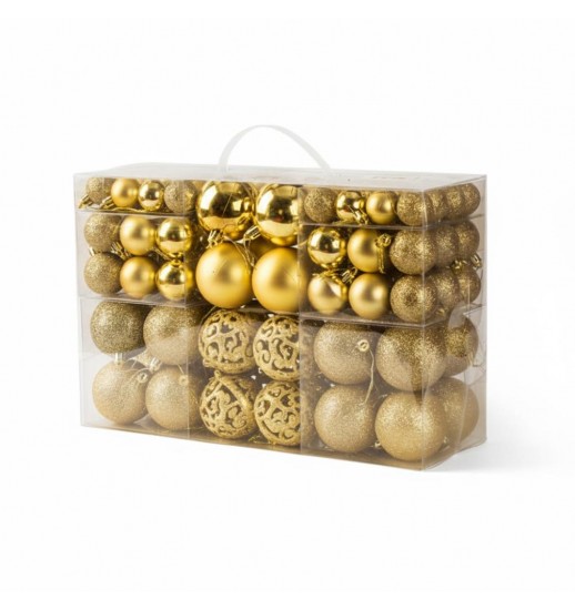 CONJ.100 BOLAS NATAL P/PENDURAR...