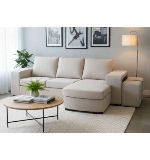 SOFA 2 LUG + CHAISE REVERSIVEL C/...