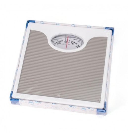 BALANÇA WC 130KG CINZA 26*26CM -...