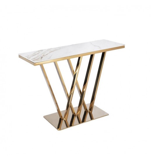 CREDENCIA INOX DOURADA 120*40*85CM -...