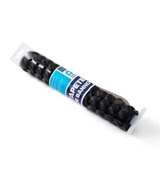 TAPETE BANHEIRA PRETO 35*67CM -...