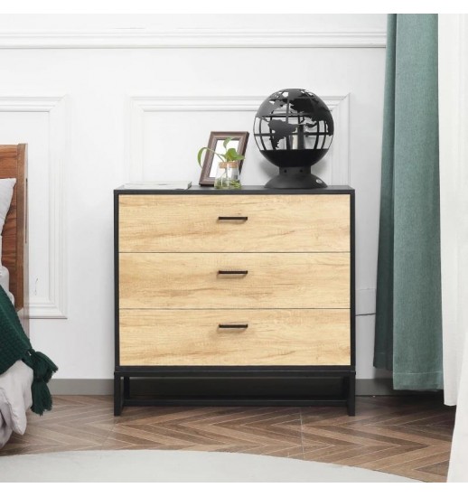 COMODA 3 GAVETAS AFEIRA LOOK 80*35*75...