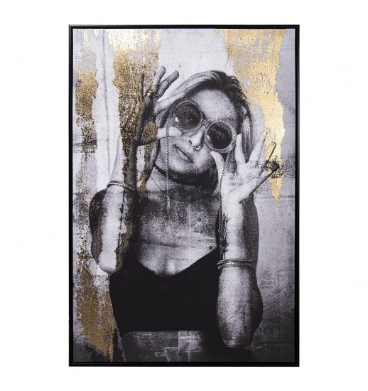 QUADRO IMPRESSO MULHER C/ ESTRUTURA...