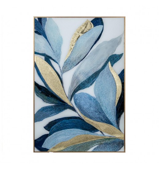 QUADRO PINTURA PLANTAS EM MADEIRA...