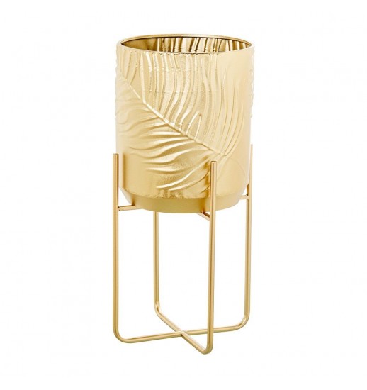 FLOREIRA GRANDE METAL DOURADO 68*30CM...
