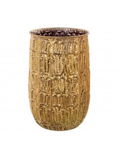 VASO METAL DOURADO GRANDE...