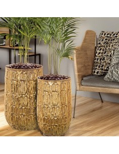 VASO METAL DOURADO GRANDE... 2