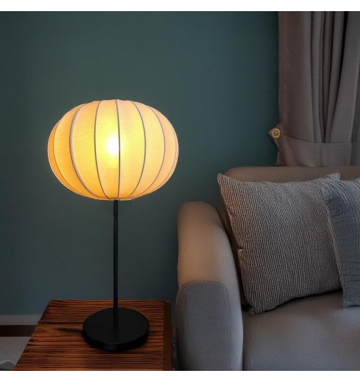 CANDEEIRO DE MESA EM FERRO C/ ABAJUR...