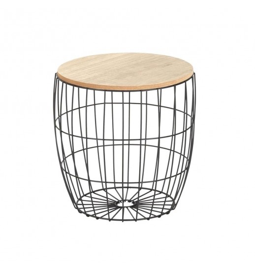 MESA APOIO METAL PEQUENA REDONDA...