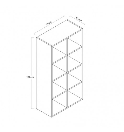 ELEMENTO PRATELEIRAS AFEIRA 8 ESPACOS...