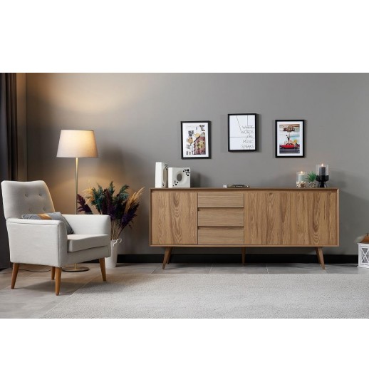 APARADOR 202*045*87 AVONA WALNUT