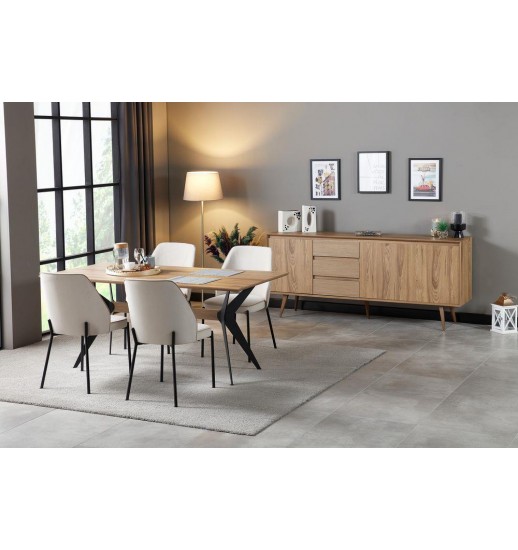 APARADOR 202*045*87 AVONA WALNUT