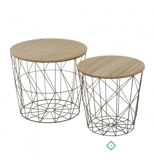 MESA DE APOIO METAL/MDF PEQUENA...