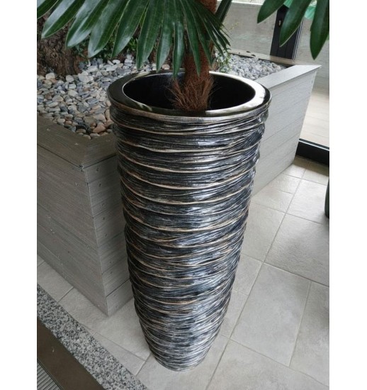 VASO DE RESINA DOURADO 2053 - 10703220