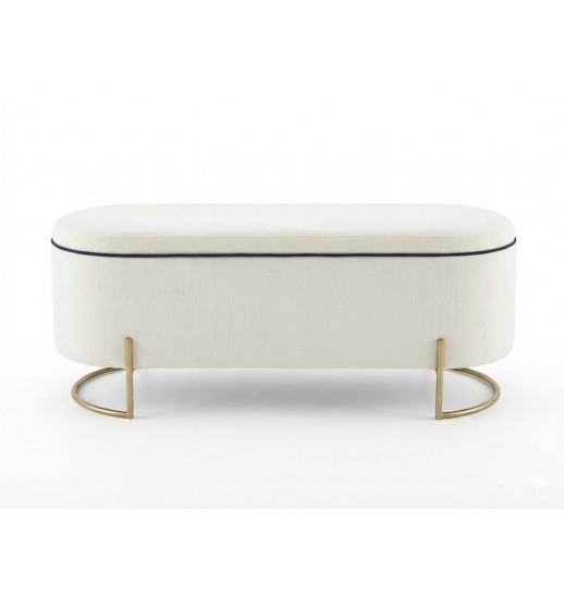 BANQUETA PEROLA PEQUENA C/PES METAL...