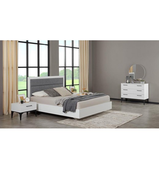 QUARTO CASAL C/ CAMA 200*150 - LEO WHITE