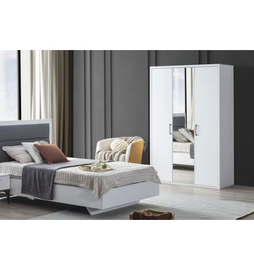 ROUPEIRO 3 PORTAS 134*059*205 LEO WHITE