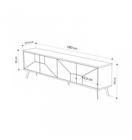 BASE TV AFEIRA DUNE 180*30*50...