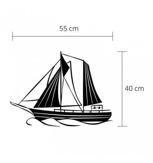 QUADRO AFEIRA METAL WALL NO-30 SAIL...