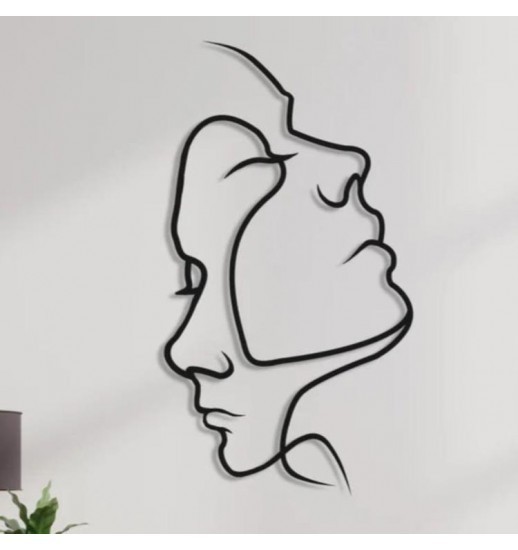 QUADRO AFEIRA METAL WALL TWO FACE...