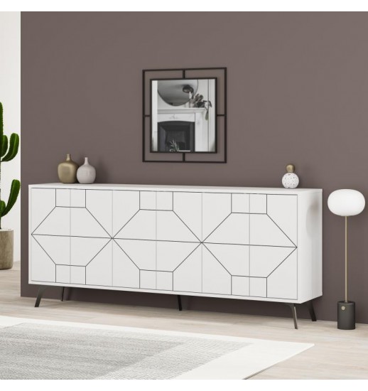 CONSOLA AFEIRA DUNE 181*35*77 WHITE -...