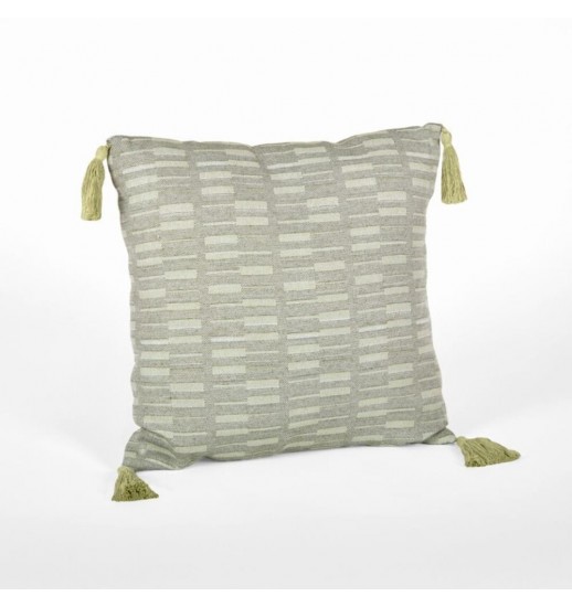 ALMOFADA JACQUARD KAKI 40*40CM  - 126174