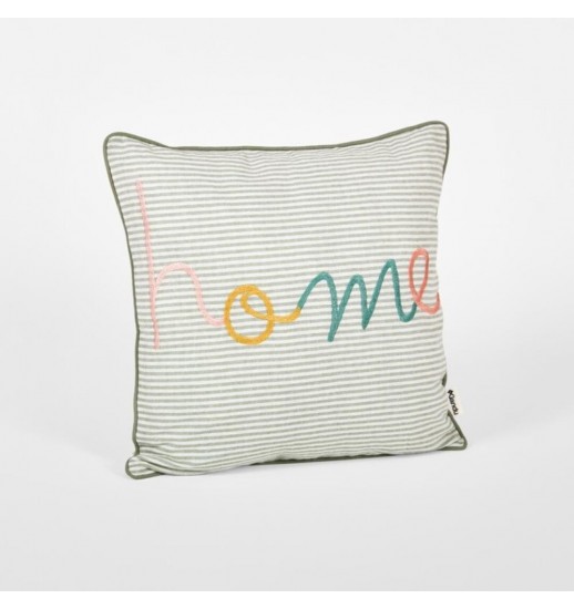 ALMOFADA HOME RISCAS VERDE MAR...