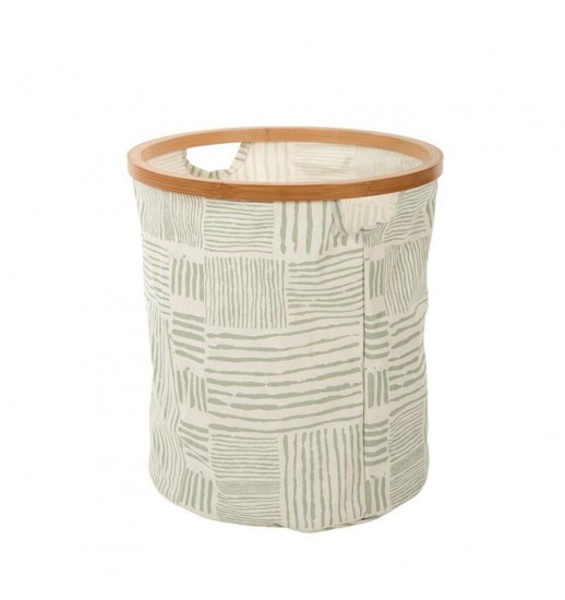 CESTO DE ROUPA C/ESTRUTURA BAMBU...