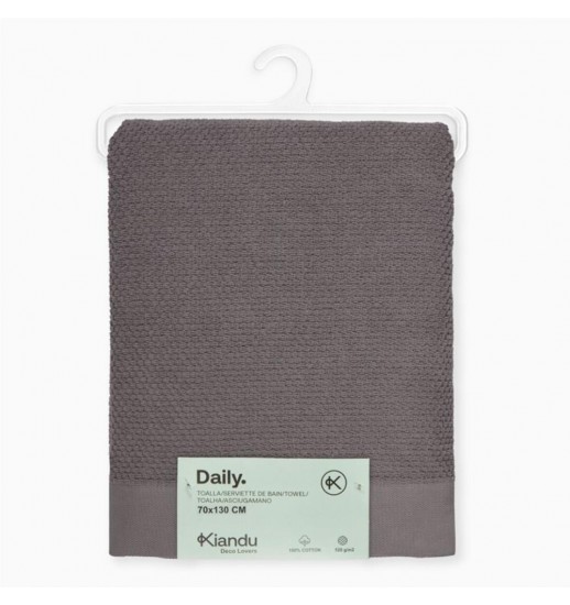 TOALHA DAILY 100%ALG. 70*130CM CINZA...