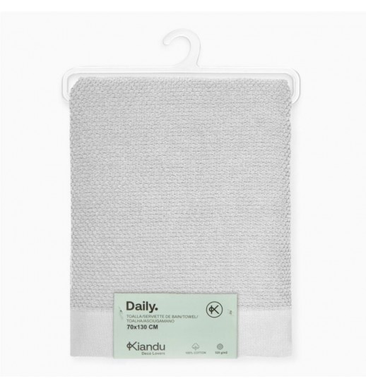 TOALHA DAILY 100%ALG. 70*130CM PEROLA...