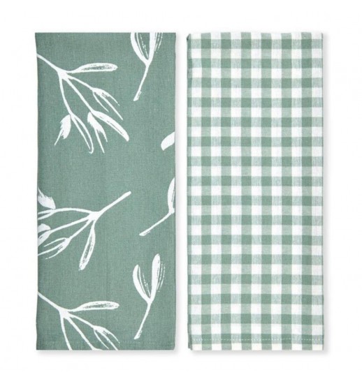 CONJ.2 PANOS COZINHA 100%ALG. 40*65CM...