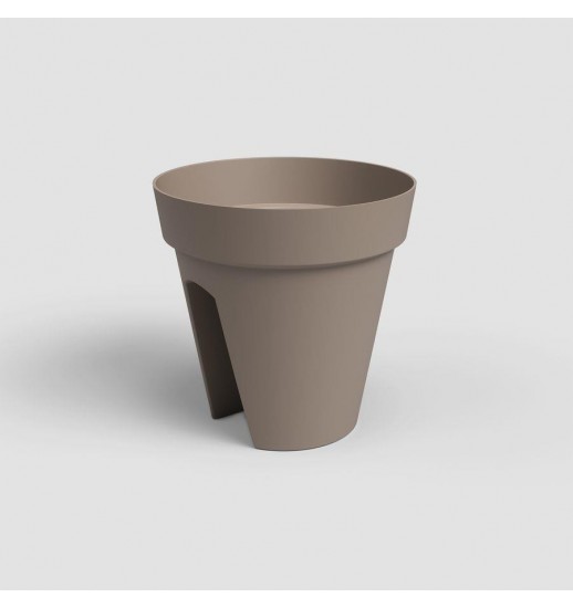 VASO CAPRI VARANDA 30CM MA TORTORA -...