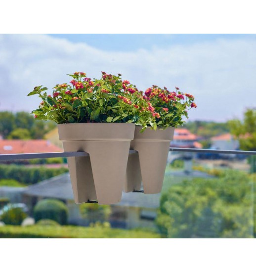 VASO CAPRI VARANDA 30CM MA TORTORA -...