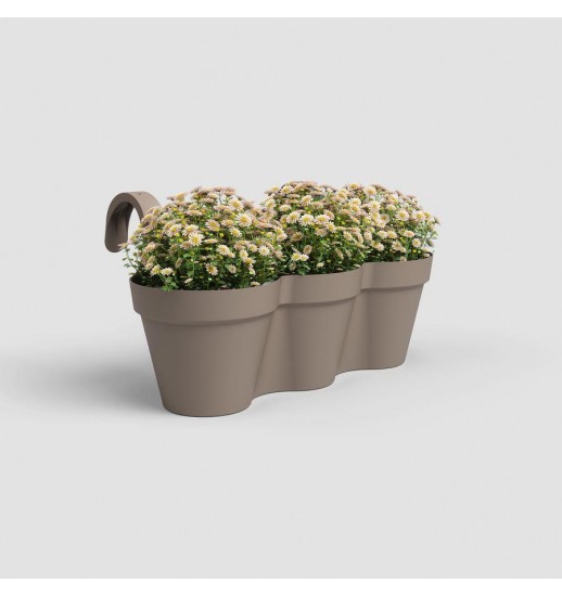 VASO CAPRI TRIPLO VARANDA 54CM MA...