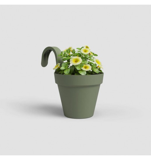 VASO CAPRI SIMPLES VARANDA 20CM MA...