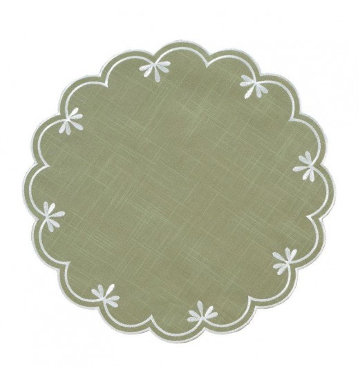 INDIVIDUAL 38CM ONDAS VERDE - 312908