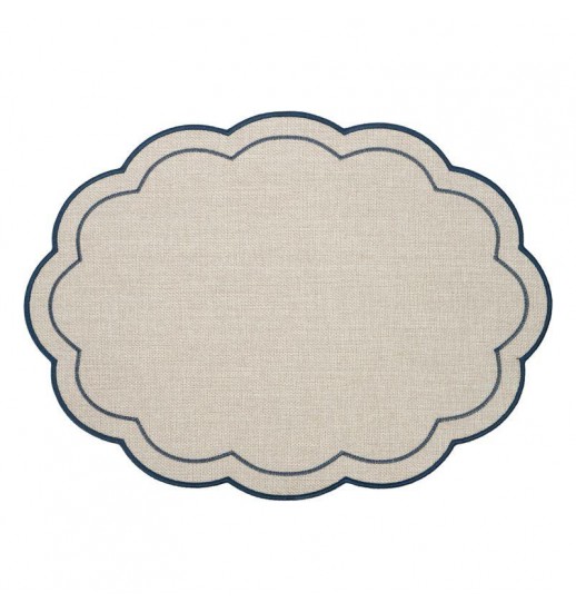 INDIVIDUAL OVAL 45*33CM ONDAS...
