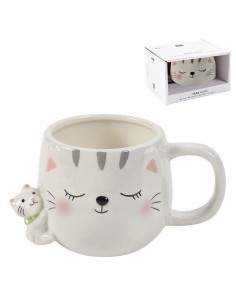 CANECA FIGURA GATO 400ml -...