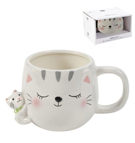 CANECA FIGURA GATO 400ml - 312005