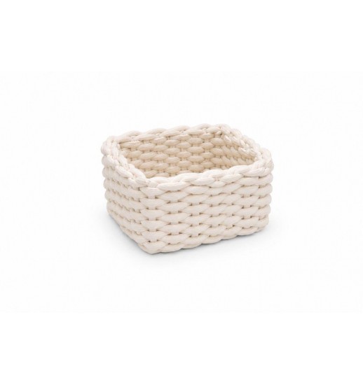 CESTO BRANCO PEQUENO 20*14*13CM -...