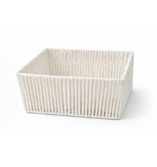 CESTO BRANCO GRANDE 26*20*12CM -...