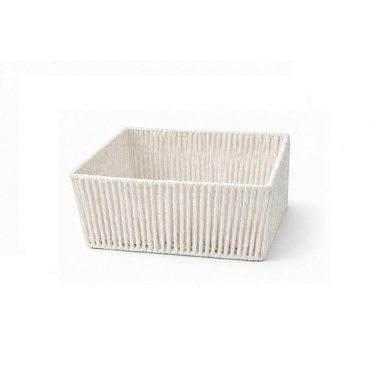 CESTO BRANCO PEQUENO 18*12*8CM -...