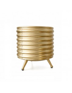 VASO DE METAL DOURADO...