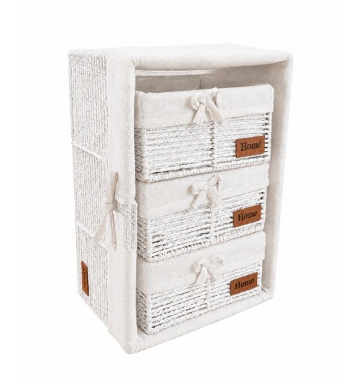 CESTO BRANCO C/3GAV 38.5*26*18CM -...